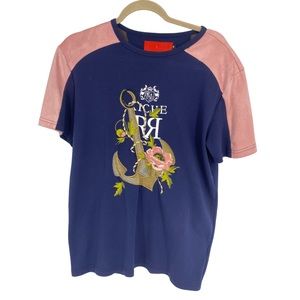 Vie + Riche Paris graphic print t shirt